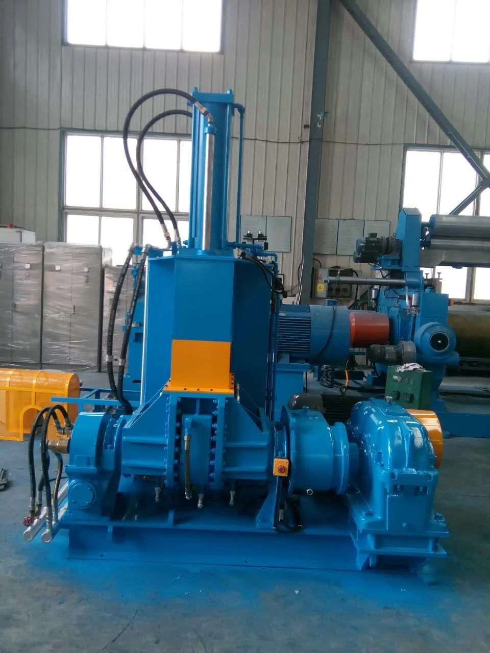 Dispersion Internal Rubber Banbury Kneader Mixer for High Viscosity Rubber Plast Mixing