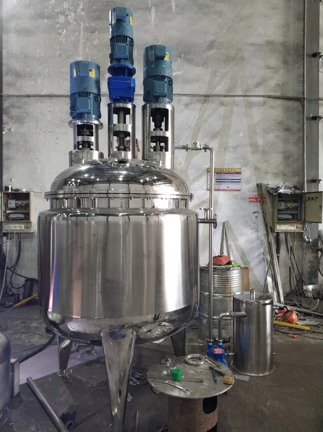 高せん断化学混合反応器、電熱反応混合タンク