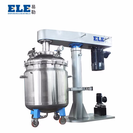 ペーストの着色および着色用の実験用バスケットミル